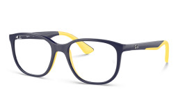 Ray-Ban Junior Optics Kids Bio-Based Square Eyeglasses in Dark Blue – Product Photo 2