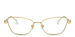 Swarovski Crystal-Embellished Cat-Eye Eyeglasses in Gold – Product Photo 1