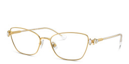 Swarovski Crystal-Embellished Cat-Eye Eyeglasses in Gold – Product Photo 2