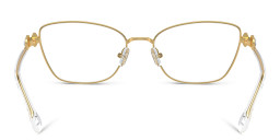 Swarovski Crystal-Embellished Cat-Eye Eyeglasses in Gold – Product Photo 4
