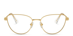 Swarovski Rhinestone-Embellished Cat-Eye Eyeglasses in Gold – Product Photo 1