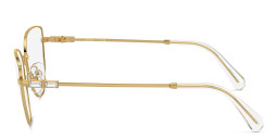 Swarovski Rhinestone-Embellished Cat-Eye Eyeglasses in Gold – Product Photo 3