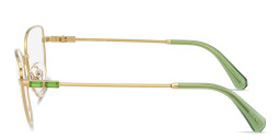 Swarovski Rhinestone-Embellished Cat-Eye Eyeglasses in Polished Gold – Product Photo 3