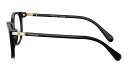 تسوق نظارات طبية مربّعة مزيّنة بالكريستال سواروفسكي بلون أسود أونلاين.