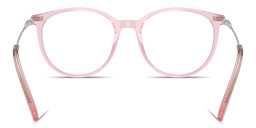Shop Swarovski Crystal-Embellished Panthos Eyeglasses in Transparent Pink online.