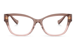 Shop VERSACE Medusa Pillow Eyeglasses in Pink online.