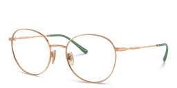 Vogue Eyewear Round Eyeglasses in Rose Gold – Product Photo 2