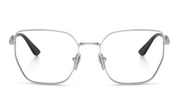 Vogue Eyewear Irregular Eyeglasses in Silver – Product Photo 1