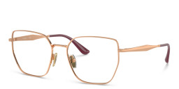 Vogue Eyewear Irregular Eyeglasses in Gold – Product Photo 2