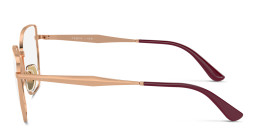 Vogue Eyewear Irregular Eyeglasses in Gold – Product Photo 3