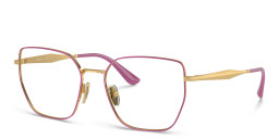 Vogue Eyewear Irregular Eyeglasses in Pink – Product Photo 2