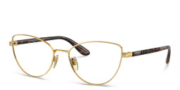 Shop Vogue Eyewear Cat-Eye Eyeglasses in Gold online.