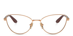 Shop Vogue Eyewear Cat-Eye Eyeglasses in Pale Gold online.