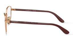 Shop Vogue Eyewear Cat-Eye Eyeglasses in Pale Gold online.