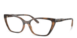 Shop Vogue Eyewear Cat-Eye Eyeglasses in Brown online.