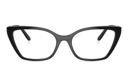 Shop Vogue Eyewear Cat-Eye Eyeglasses in Black online.