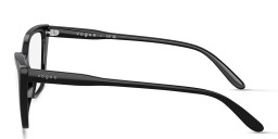 Shop Vogue Eyewear Cat-Eye Eyeglasses in Black online.