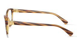 Vogue Eyewear Rectangle Eyeglasses in Havana – Product Photo 3