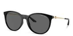 Armani Exchange A|X Logo Cat-Eye Sunglasses in Black – Product Photo 2