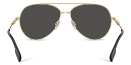 BURBERRY Pilot Sunglasses in Light Gold – Product Photo 4
