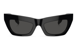 Shop BURBERRY Cat-Eye Sunglasses in Black online.