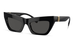 Shop BURBERRY Cat-Eye Sunglasses in Black online.