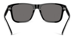 Emporio Armani Pillow Sunglasses in Black – Product Photo 4