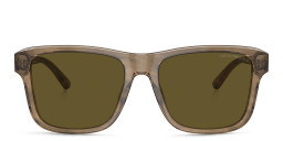 Emporio Armani Pillow Sunglasses in Brown/Dark Brown – Product Photo 2