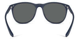 Shop Emporio Armani Panthos Sunglasses in Matte Blue online.
