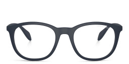 Emporio Armani Round Eyeglasses in Blue – Product Photo 1
