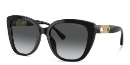 Emporio Armani Cut-out Eagle Logo Butterfly Sunglasses in Black – Product Photo 2