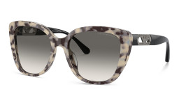 Emporio Armani Cut-out Eagle Logo Butterfly Sunglasses in Havana – Product Photo 2