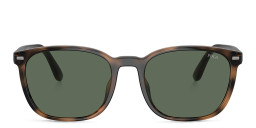 POLO Square Sunglasses in Havana/Bottle Green – Product Photo 2