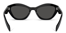 Shop PRADA Butterfly Sunglasses in Black online.