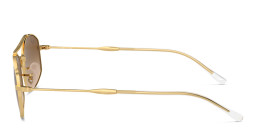 Ray-Ban Unisex Oval Sunglasses in Gold – Product Photo 3