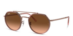 Ray-Ban Unisex Irregular Sunglasses in Copper – Product Photo 2