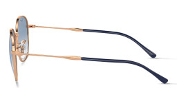 Ray-Ban Logo-Engraved Unisex Panthos Sunglasses in Rose Gold – Product Photo 3