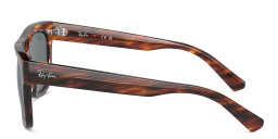 Ray-Ban Phil Unisex Square Sunglasses in Striped Havana – Product Photo 3