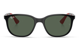 Ray-Ban Junior Kids Square Sunglasses in Black – Product Photo 1