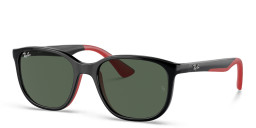 Ray-Ban Junior Kids Square Sunglasses in Black – Product Photo 2