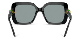 Swarovski Crystal-Embellished Oversized Square Sunglasses in Black – Product Photo 4