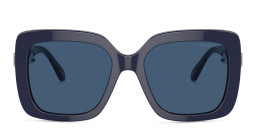 Swarovski Crystal-Embellished Square Sunglasses in Blue – Product Photo 1
