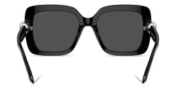 Swarovski Crystal-Embellished Square Sunglasses in Black – Product Photo 4