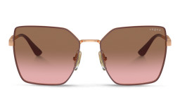 Vogue Eyewear Logo-Engraved Oversized Square Sunglasses in Rose Gold – Product Photo 1