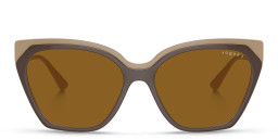 Vogue Eyewear Cat-Eye Sunglasses in Brown/Dark Brown – Product Photo 2