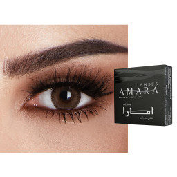 Amara Monthly Color Contact Lenses - Cocoa in Cocoa – Product Photo 1