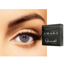 Amara Monthly Color Contact Lenses in Modern Gray – Product Photo 1
