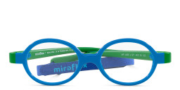 Shop Mira Flex Kids Oval Eyeglasses in Blue & Green online.