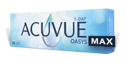 ACUVUE OASYS MAX 1-Day Clear Contact Lenses - Pack of 30 in Clear – Product Photo 1