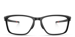 Shop Oakley Rectangle Eyeglasses in Black online.